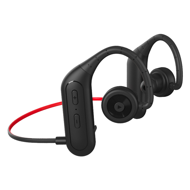 Open-ear Bone Conduction Earphone Wireless Waterproof Headphone Ear Hook Neckband Headset