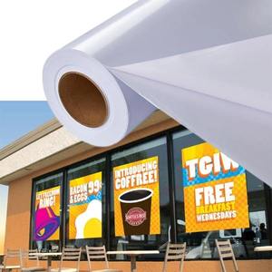 Film synthétique auto-adhésif en PP imperméable, rouleau de papier grand format pour impression jet d'encre, support d'impression pour affiches et bannières intérieures - Product Image 2