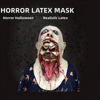 Masques de fête d'Halloween DAMAI Biochemical Charlie Horror Latex Corpse Eating Ball Show Props Trick Head Cover