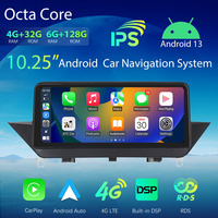 Android 13 DSP Ecran Autoradio Lecteur Multimédia GPS Navigation Carplay Auto pour 09-15 BMW X1CIC Low/high et 16 BMW X1NBT