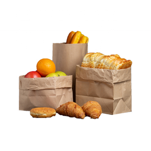 Bolsa de Papel Kraft Marrón Reciclable con su Propio Logotipo - Product Image 5