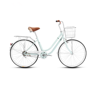 바구니가있는 OEM 레이디 자전거 저렴한 20/24/26 인치 여성 도시 자전거 숙녀 자전거 판매 여성 자전거 - Product Image 4