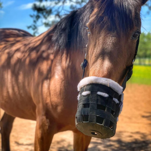 Bozal multifuncional para caballos para fines de entrenamiento, alimentación y control de peso - Product Image 1