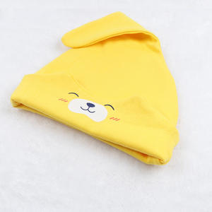 Venta al por mayor de fábrica, gorro de verano para recién nacidos, gorro anudado liso para escenas al aire libre del bebé, primavera Otoño Invierno - Product Image 3