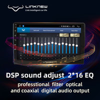 Reproductor MP3 para Auto LINK NEW G20 4+64G 2DIN SD, Radio Estéreo FM 12V, GPS, DSP, Amplificador, RGB