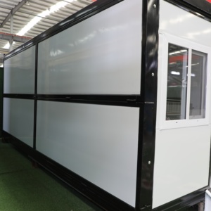 Nâng Cao Gấp Container Nhà Đúc Sẵn Ráp Di Động Ký Túc Xá Cho Khách Sạn Sử Dụng Nhanh Chóng Cài Đặt Làm Bánh Sandwich Bảng Điều Chỉnh - Product Image 4