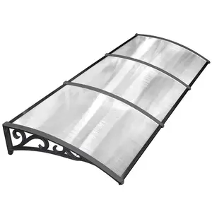 Extérieur En Polycarbonate Auvent De Pluie Pluie Auvent Pour Fenêtre Jardin Abri de Pluie