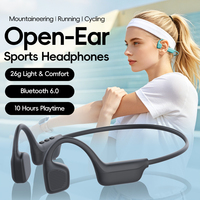 Produk Baru Terlaris L10A Headphone Olahraga Konduksi Tulang Open Ear Earbuds Headset Neckband BT6.0 Earphone Nirkabel untuk Berlari