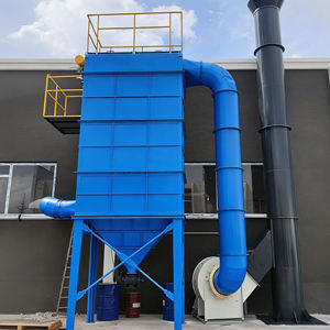 Nouveau dépoussiéreur à poches à pulvérisation autonome - Résistant aux hautes températures, efficacité de filtration de 99,99 %, en acier au carbone pour applications de sablage - Product Image 5