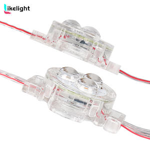 Trou Vente Étanche X-Connecteur De Noël DC24V 30mm Diamètre 3pcs RGBW LED Pixel Lumière pour <span class=keywords><strong>Maison</strong></span> Toiture Façade - Product Image 3