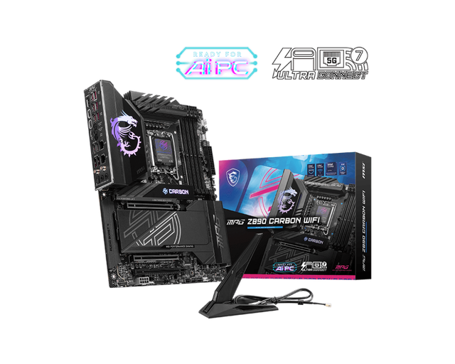 Brand New MS1 MPG Z890 CARBON WIFI Gaming Motherboard 4x DDR5 UDIMM LGA 1851 Supports Ultra Processor Computer Motherboard