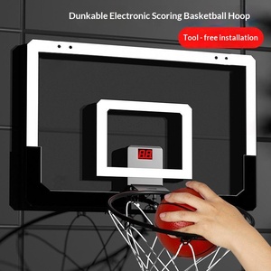 ¡Gran oferta! Tablero de baloncesto de plástico para niños, montado en pared, sin necesidad de taladrar, para interiores, juguete de fitness para el hogar. - Product Image 3