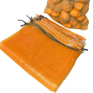 China 15kg 25kg Bolsas de red de malla de PE personalizadas con cordón reciclable de impresión offset para embalaje de verduras y frutas - Product Image 2