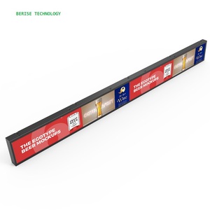 Reproductor de publicidad digital para interiores, pantalla de publicidad ancha con borde de estante, barra estirada, pantalla <span class=keywords><strong>Lcd</strong></span> para supermercado - Product Image 4