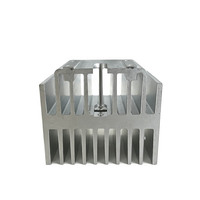 Radiateur en aluminium extrudé à cavité spéciale, à double ailette latérale, pour module de puissance de relais à semi-conducteurs