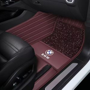 Tappetini Auto 5D di Lusso Personalizzati a Doppio Strato con Coperta in Velluto Cammello Stellato Adatti per Modelli <span class=keywords><strong>Serie</strong></span> <span class=keywords><strong>BMW</strong></span> - Product Image 2