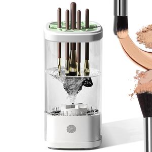 Limpiador de Brochas de Maquillaje Eléctrico Portátil USB Automático, 8000 RPM, Control Digital, Plástico, Limpieza de 1 a 99 Minutos, para el Hogar - Product Image 1