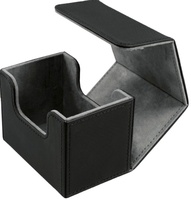 MIO 100 + étui de jeu de cartes à collectionner portable en cuir PU Toploader Deck Box pour TCG CCG UG Magic Yugioh porte-cartes magiques