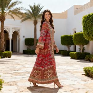 Robe Abaya de Luxe en Tissu de Haute Qualité pour Femmes Musulmanes, Confectionnée sur Mesure pour les Occasions Spéciales - Product Image 4