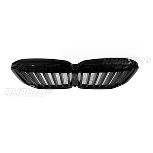 Calandre avant sport pour BMW X7 G07 LCI 2023 2024 en plastique ABS noir brillant, accessoires automobiles - Product Image 5