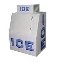 Congélateur à porte inclinée personnalisable par le fabricant, 1 porte, avec ventilateur de refroidissement et bloc de glace, pour stockage commercial