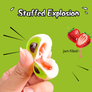 Kẹo dẻo hình mắt cầu halal, vị ngon, kẹo mềm, bán buôn, thạch mắt cầu 3D, kẹo dẻo hỗn hợp, bánh kẹo ngọt, bán buôn tùy chỉnh - Product Image 4