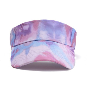 หมวกกันแดดย้อมสีสำหรับผู้หญิงผู้ชายหมวกกีฬาสีสันสดใสปรับได้หมวกเบสบอลหมวกชายหาดกอล์ฟวิ่งเทนนิส - Product Image 3