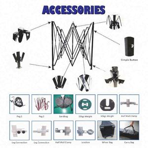 Custom Promotional Folding Pop-Up <b>Tent</b> Display Commercial Camping <b>Frame</b> Aluminum Outdoor <b>Tent</b> 3X3 Gazebo Pop up <b>Tent</b> - Product Image 4