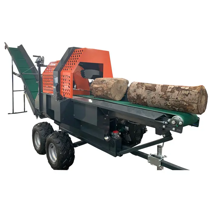 Machine hydraulique 30t séparateur de bûches de bois Horizontal, pièces de séparateur de bûches électrique ou essence avec moteur Ce 6s nouveau produit 2020 RIMA