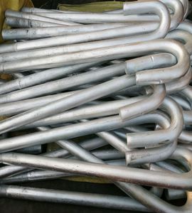 Boulons d'ancrage de fondation de type L et J, galvanisés à chaud, grade 8.8, <span class=keywords><strong>M22</strong></span>, M24, M27 - Product Image 6