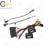 Kabel Harness Konektor Daya 42Pin dengan 2 Canbox untuk Pemutar Android Mobil IX45 2013-2015