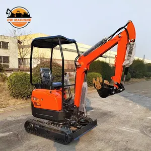 China hot sale 1 ton mini excavator hydraulic crawler excavators excavator supplier