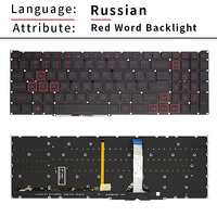 Teclado Retroiluminado US/RU/SP para Acer Nitro 5 AN515-56 AN515-57 AN515-45 AN515-57-974Y 4 Helios 300 PH315-54 LG05P-N12B3L