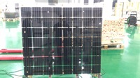 Panneau solaire BIPV personnalisé 500W bleu foncé/noir double vitrage garantie 10 ans haute efficacité silicium monocristallin pour