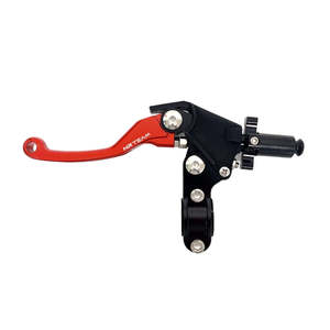 Nrteam bracciale frizione universale leve freno moto CNC rosso a prova di rottura - Product Image 1
