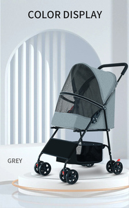 Cochecito desmontable <span class=keywords><strong>para</strong></span> mascotas <span class=keywords><strong>para</strong></span> <span class=keywords><strong>perros</strong></span> y gatos, carrito plegable 2 en 1 <span class=keywords><strong>para</strong></span> mascotas - Product Image 2
