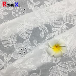 Tela <span class=keywords><strong>de</strong></span> encaje bordada a la moda, ojal <span class=keywords><strong>de</strong></span> <span class=keywords><strong>amazon</strong></span> cortable <span class=keywords><strong>de</strong></span> algodón, barata, RXF2215 - Product Image 2