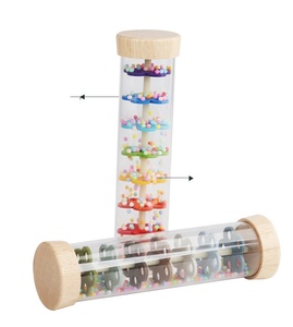 Instrumento de Percusión Orff al por Mayor, Campana de Arena con Simulación de Gotas de Lluvia, Tubo de Sonido de Lluvia de Madera para Niños, Accesorios Musicales - Product Image 3
