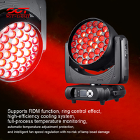 Nouvel Arrivage Projecteur de Scène à Tête Mobile Beam Wash 37x15W LED RGBW 4-en-1 DMX CRI 95 8.5-35° Angle de Spot 2800-8500K