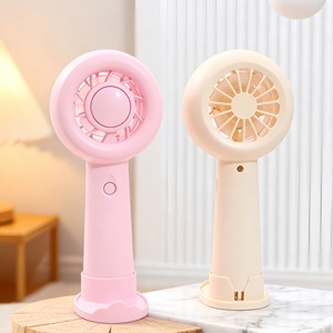 LingPan Portable <b>Fan</b> 5W Rechargeable Battery Handheld With <b>Stand</b> For Office Desk Student Use - Product Image 3