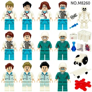 Venta al por mayor transfronteriza: Figuras de ladrillos militares de escala media serie M, juguetes de construcción de piezas pequeñas, plantas de plástico para niños de 7 a 14 años. - Product Image 3