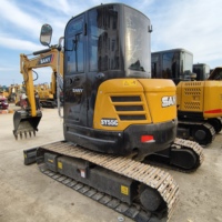Vente Flash : Excavatrice sur chenilles Sany55 d'occasion, mini-pelle de 5,5 tonnes, système hydraulique complet, bon état, livraison rapide, expédition mondiale