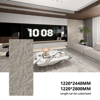 Plaque de marbre UV de fabrication chinoise 4x8 3mm 2440*1220, panneau mural en PVC, plaque UV en PVC