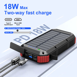 ES983 OEM/ODM Cargador de energía con carga solar 30000mAh Banco inalámbrico <span class=keywords><strong>Pawor</strong></span> Eshine Rohs Tipo C Pd 18W Bancos de energía de carga rápida - Product Image 3