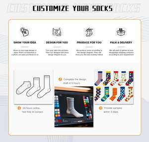 कारखाने प्रत्यक्ष शरद ऋतु युवा स्टाइलिश ट्रेंडी दैनिक उपयोग द्वारा बुना गया यूनिसेक्स चालक दल विरोधी पर्ची लुभावनी कपास मिश्रण खेल मोजे - Product Image 4