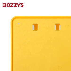 Estaciones de bloqueo de candado abierto montadas en la pared del fabricante OEM 18 posiciones de candado Bloqueo industrial-Puerta de plástico etiquetada - Product Image 6