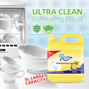 MOQ One CBM Rcxyy 5L Hot Selling Dishwashing Liquid Powerful Grease Removal For Detergent Liquid Clean Bowls Fruit Vegetable