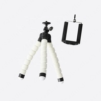 Pieuvre Style Mini Trépied Support de Téléphone Universel Flexible Support de Téléphone Portable pour Bureau Lit Pliant Conception pour Appareil Photo/Téléphone