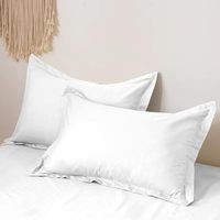 Taie d'oreiller 100% coton de luxe de haute qualité taie d'oreiller en gros pour hôtel, housse de coussin