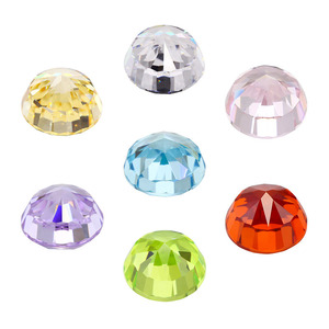 Gemma Zircone Bianco ad Alto Contenuto di Carbonio Taglio Ice-Flower 9A Lucidato, Creazione in Laboratorio, <span class=keywords><strong>Pietra</strong></span> Sciolta per Anelli (<span class=keywords><strong>Pietra</strong></span> Centrale) - Product Image 3